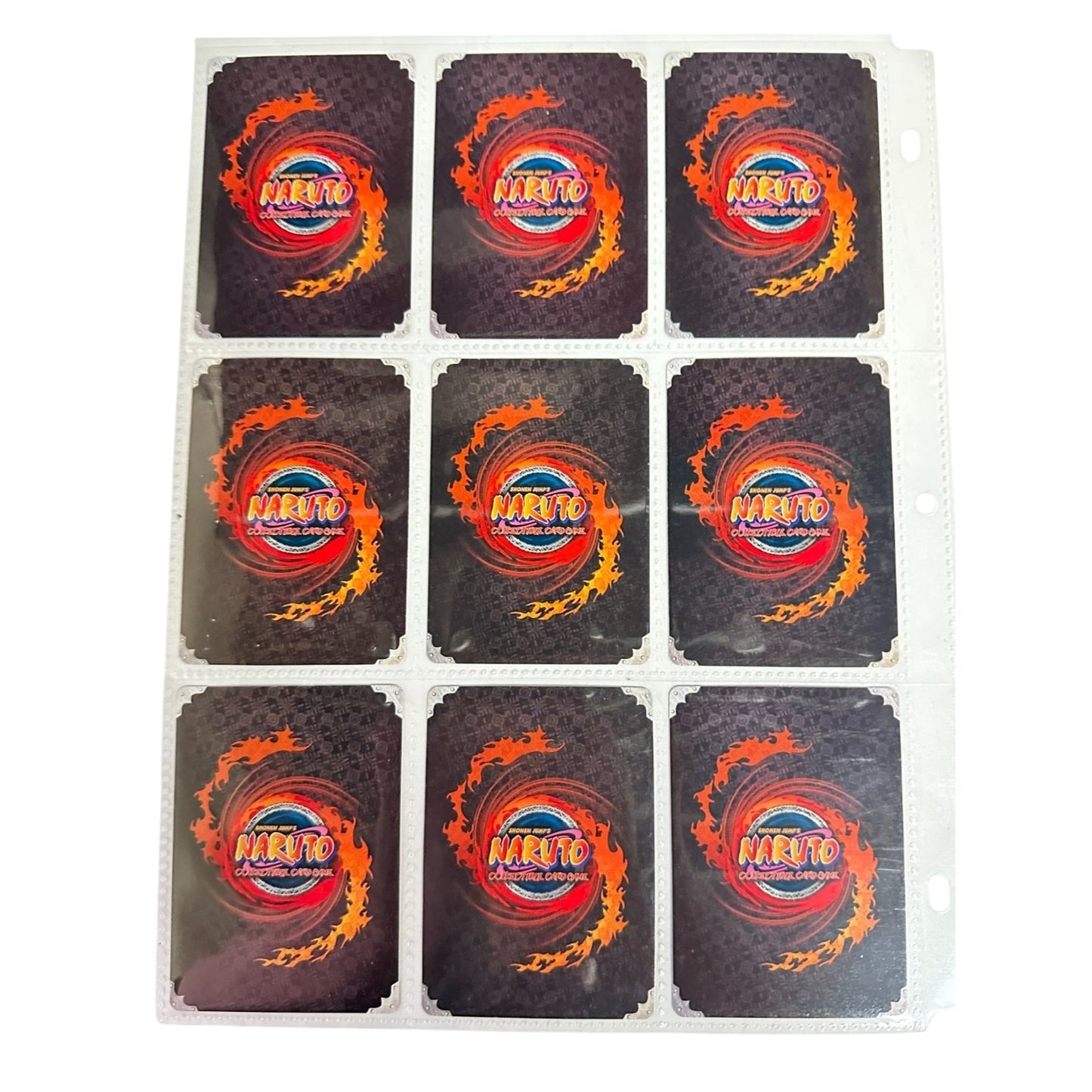 Vintage 2006 Naruto CCG Card Lot | 9pc Early Set Commons | Bandai TCG