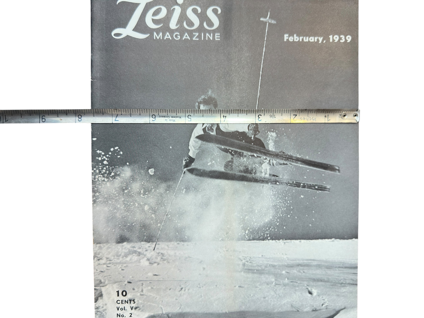 Vintage Zeiss Magazine February 1939 Pre-WWII Photography Ephemera