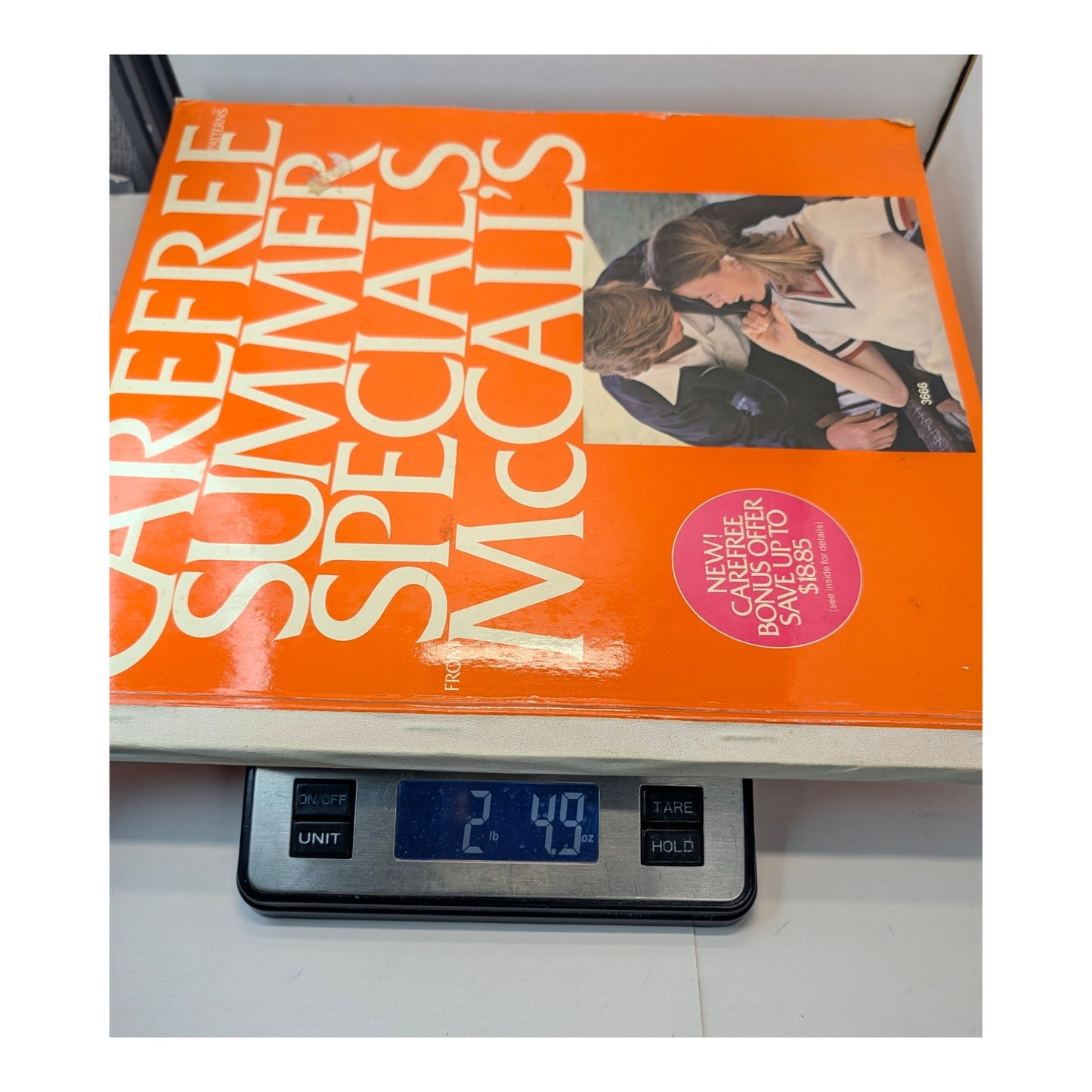 Vintage 1970s McCall's Pattern Catalog Carefree Summer Specials Counter Book