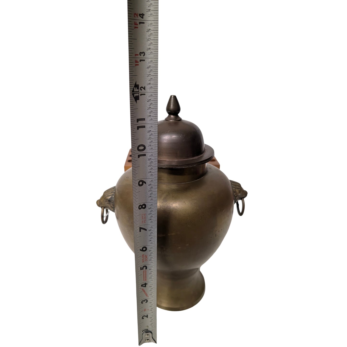 Vintage Brass Lion Head Samovar Urn | Mid-Century Hot Water Drink Dispenser | Made in India Decorative Barware