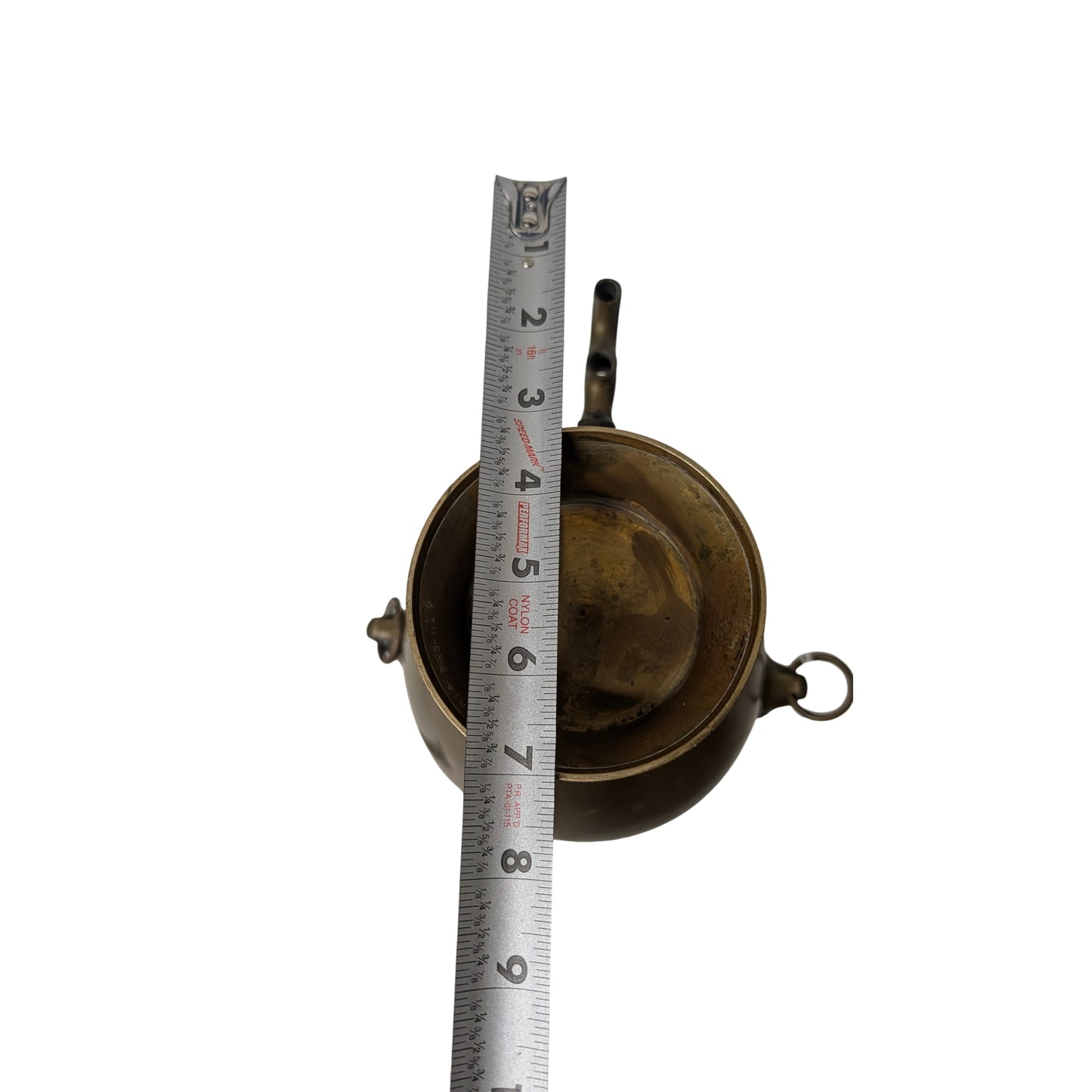 Vintage Brass Lion Head Samovar Urn | Mid-Century Hot Water Drink Dispenser | Made in India Decorative Barware