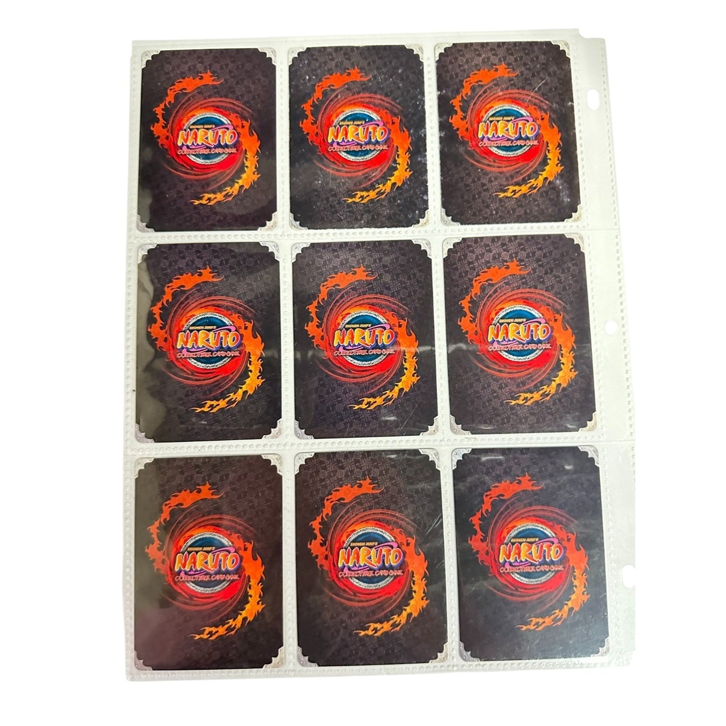 Vintage 2006 Naruto CCG Super Rare Lot | Sasuke Rock Lee Naruto | 1st Set