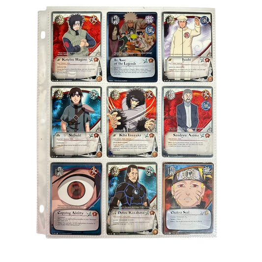Naruto CCG Vintage Foil Card Lot (9) Kiba SR & Chakra Seal Promo NM Bandai