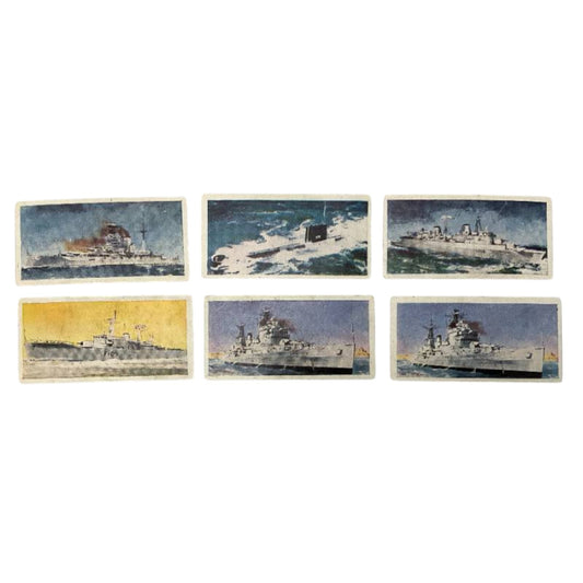 1962 Lyons Tea HMS Royal Navy Warship Cards, Curated Vintage Ephemera Lot
