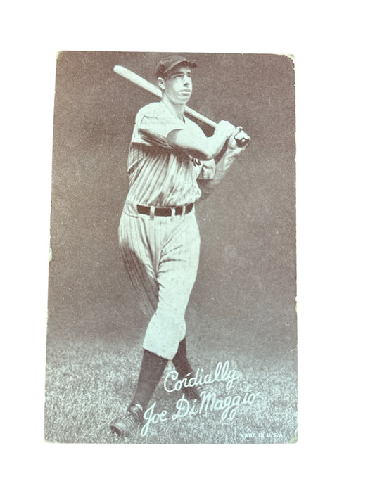 1936 R312 Joe DiMaggio Rookie Card Sepia Tone Vintage Baseball