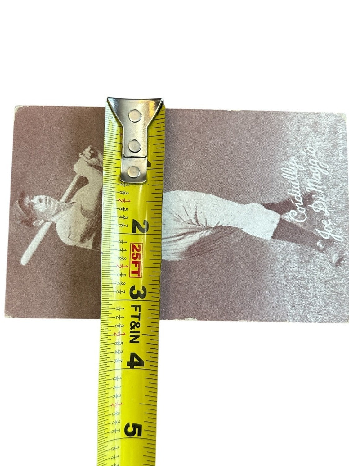 1936 R312 Joe DiMaggio Rookie Card Sepia Tone Vintage Baseball