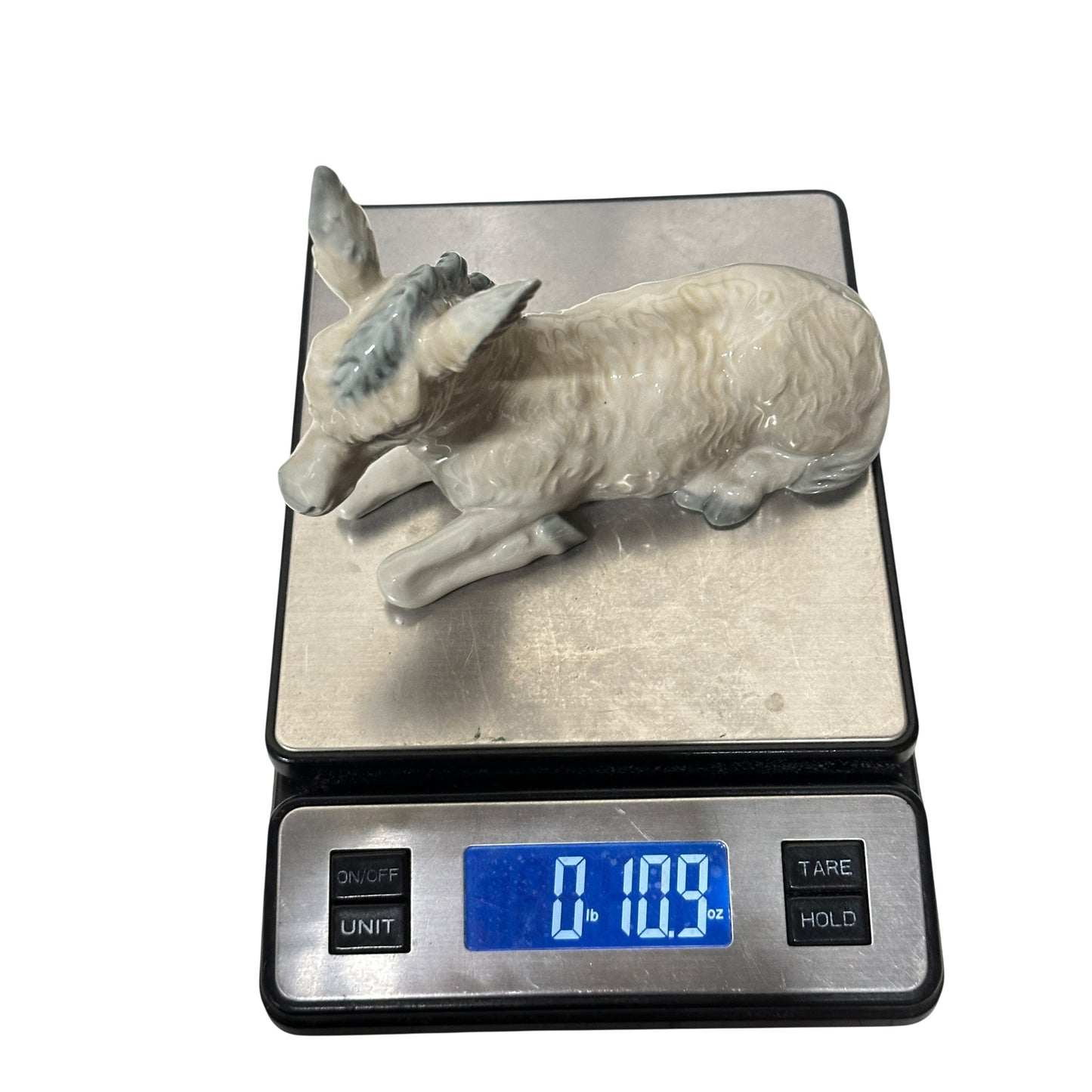Vintage NAO by Lladró Lying Donkey Figurine #013 Porcelain Made in Spain