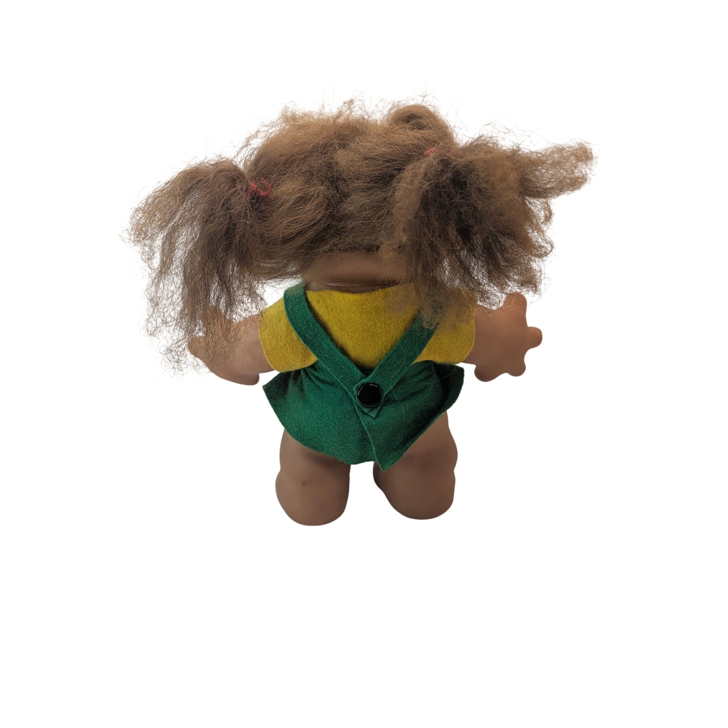 Vintage 1960s Dam Lykketrold Troll Doll 8.5" Original Tag Made in Denmark