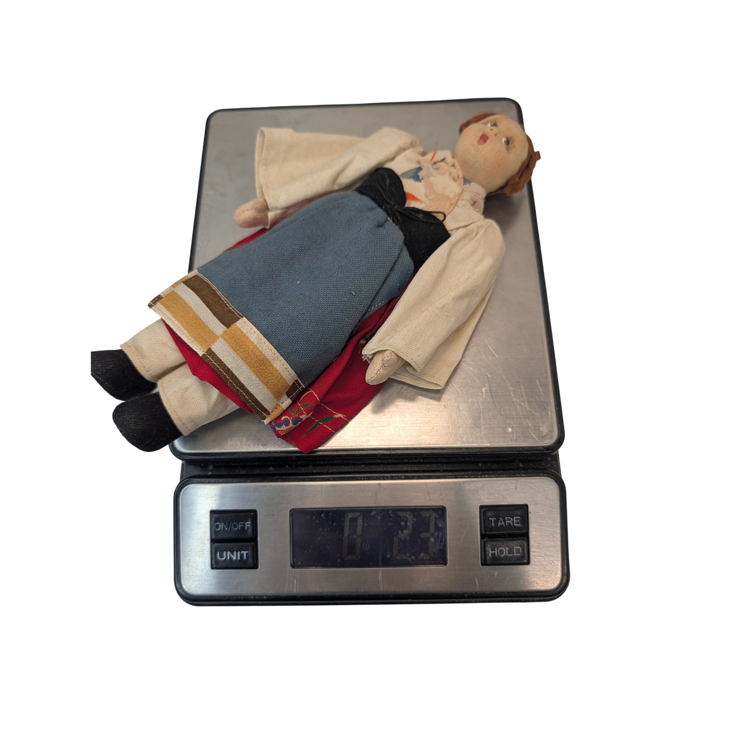 Vintage 1940s Italian Ciociara Folk Art Cloth Doll Near East Industries Chicago