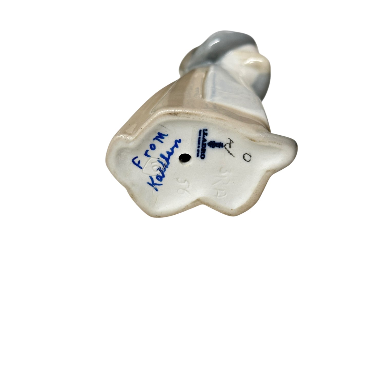 Vintage Lladró 4579 Girl with Pig Porcelain Figurine Fulgencio García Spain