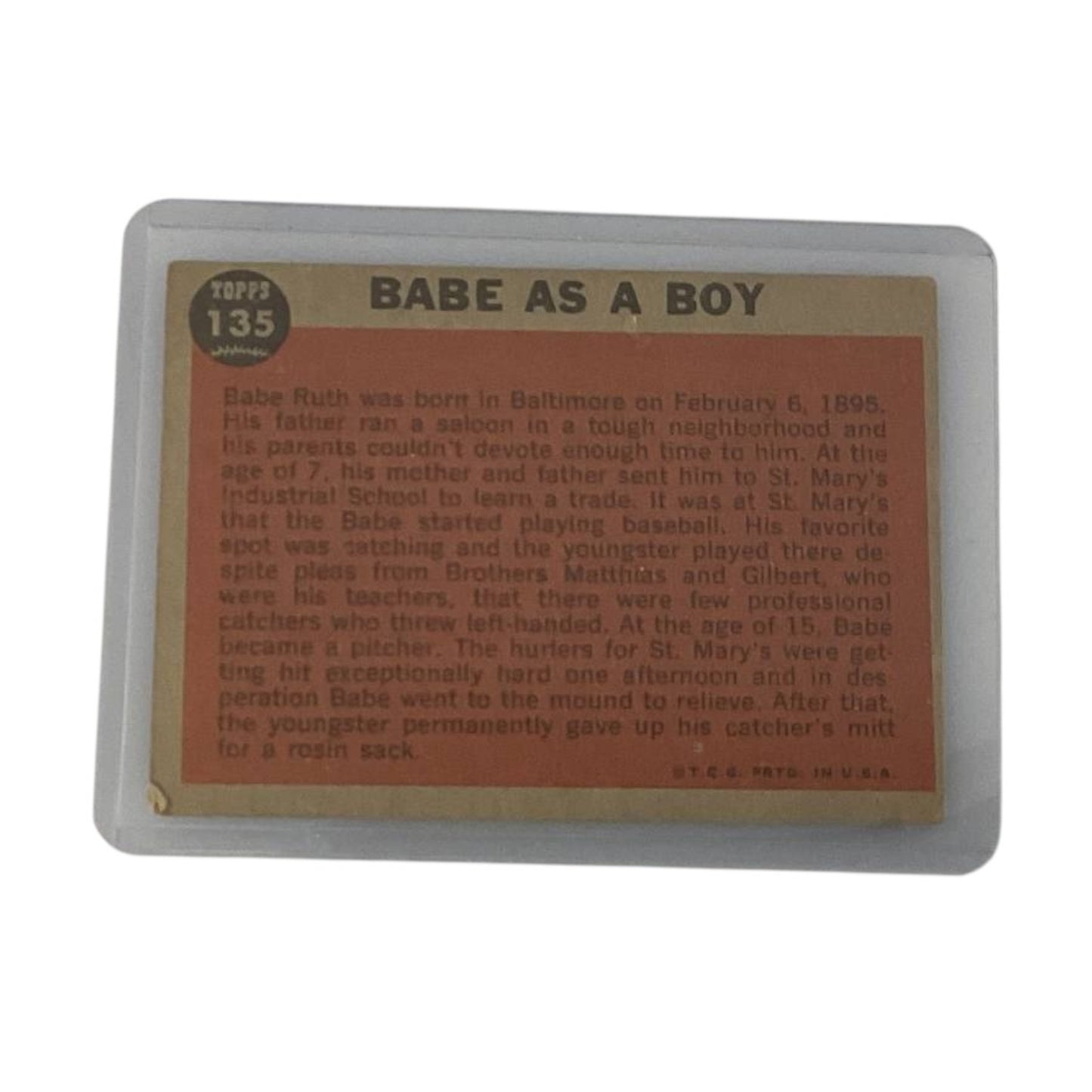 1962 Topps Babe Ruth Special Lot of 3 Cards #135-137 Vintage Baseball