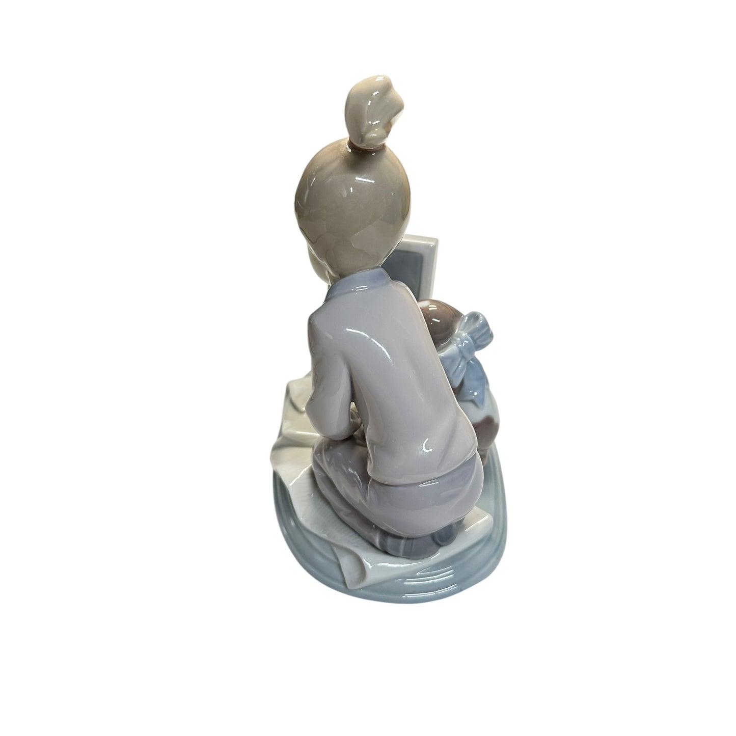 Vintage 1994 Lladró 'My First Computer' #6098 Porcelain Figurine Spain