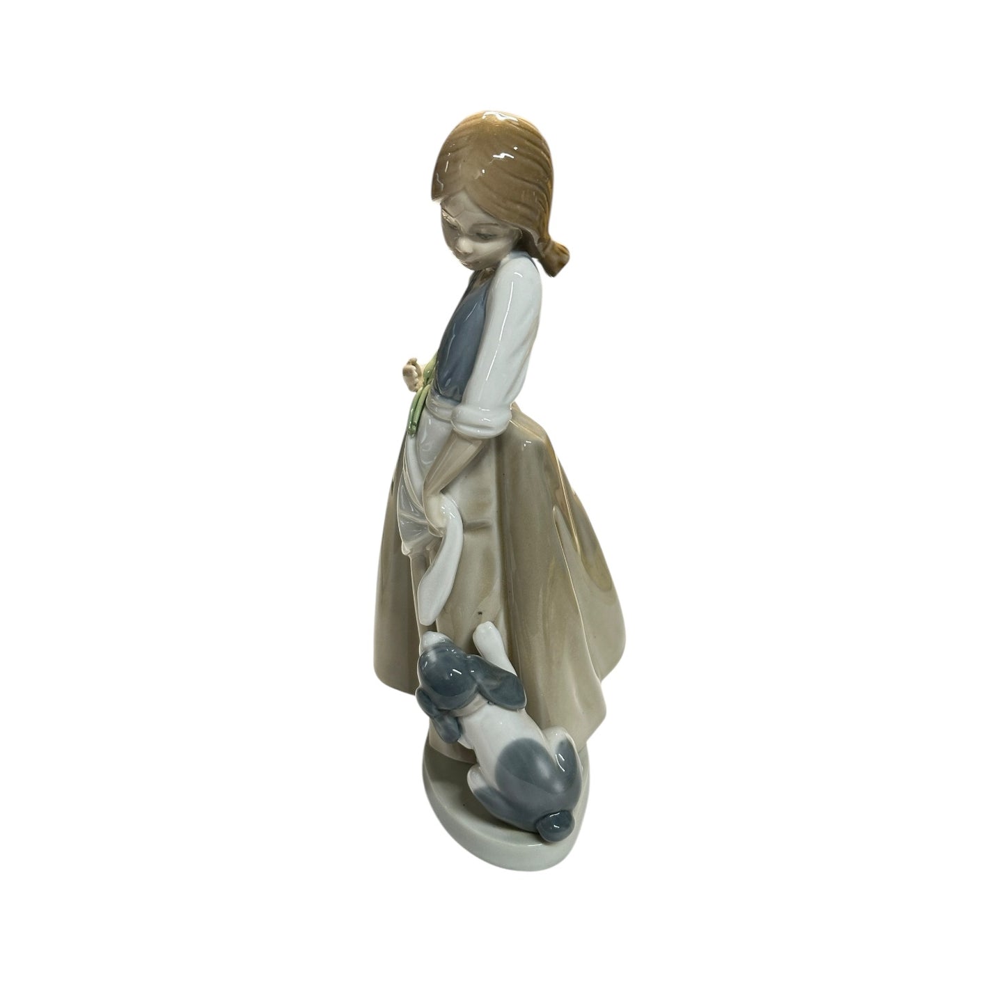 Vintage Lladró 5239 Playful Puppy Figurine by Juan Huerta Made in Spain