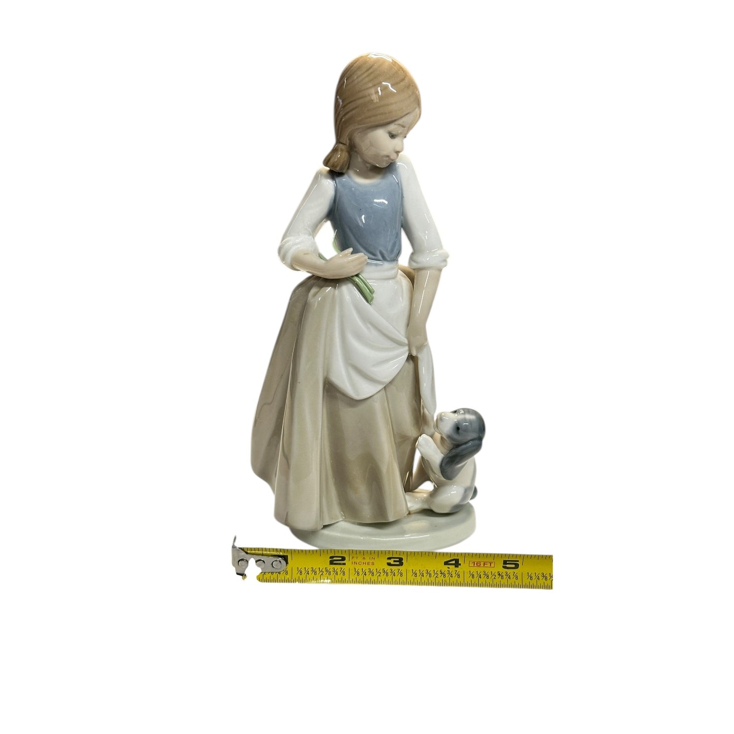 Vintage Lladró 5239 Playful Puppy Figurine by Juan Huerta Made in Spain