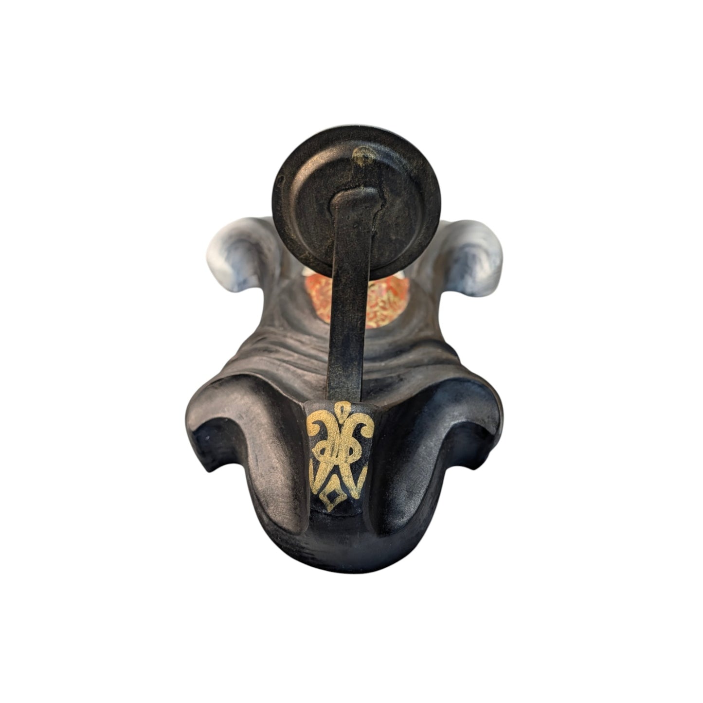 Henning Engelsen Hand Carved Norwegian Queen Wall Sconce, Mid-Century Folk Art
