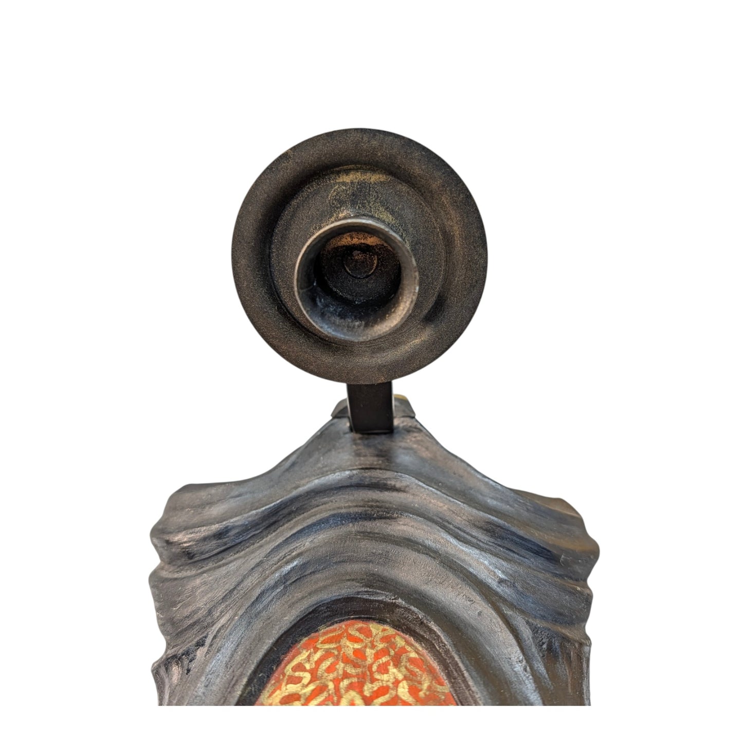 Henning Engelsen Hand Carved Norwegian Queen Wall Sconce, Mid-Century Folk Art