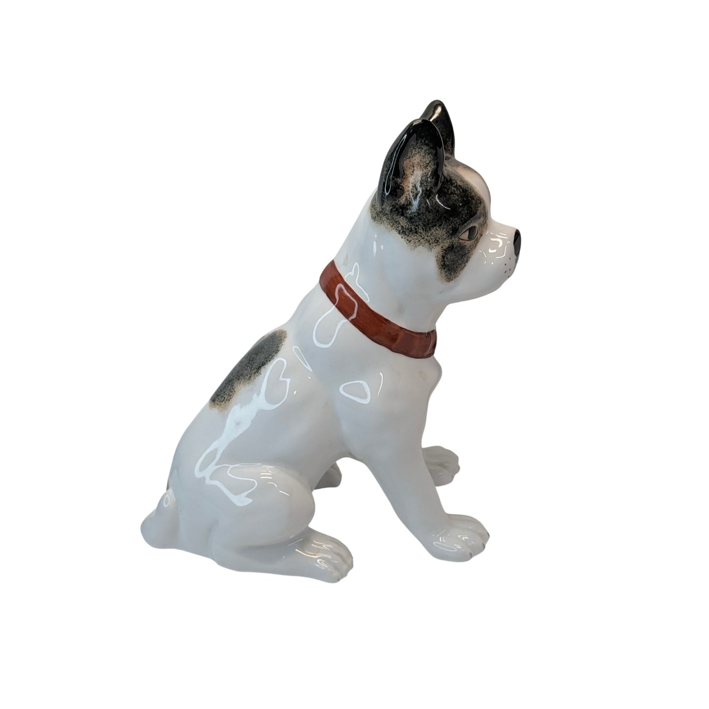 Vintage Chelsea House Ceramic French Bulldog Figurine 8.5" Mantle Dog Statue