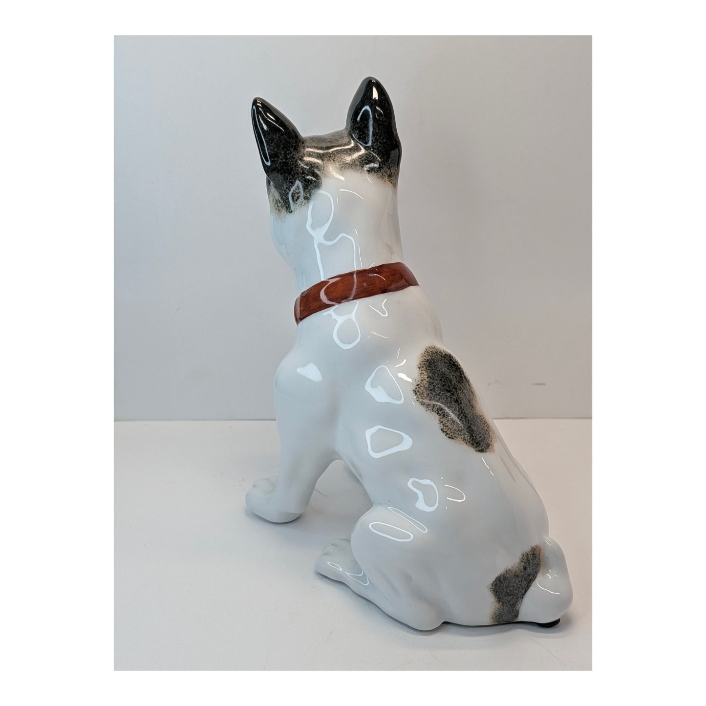 Vintage Chelsea House Ceramic French Bulldog Figurine 8.5" Mantle Dog Statue