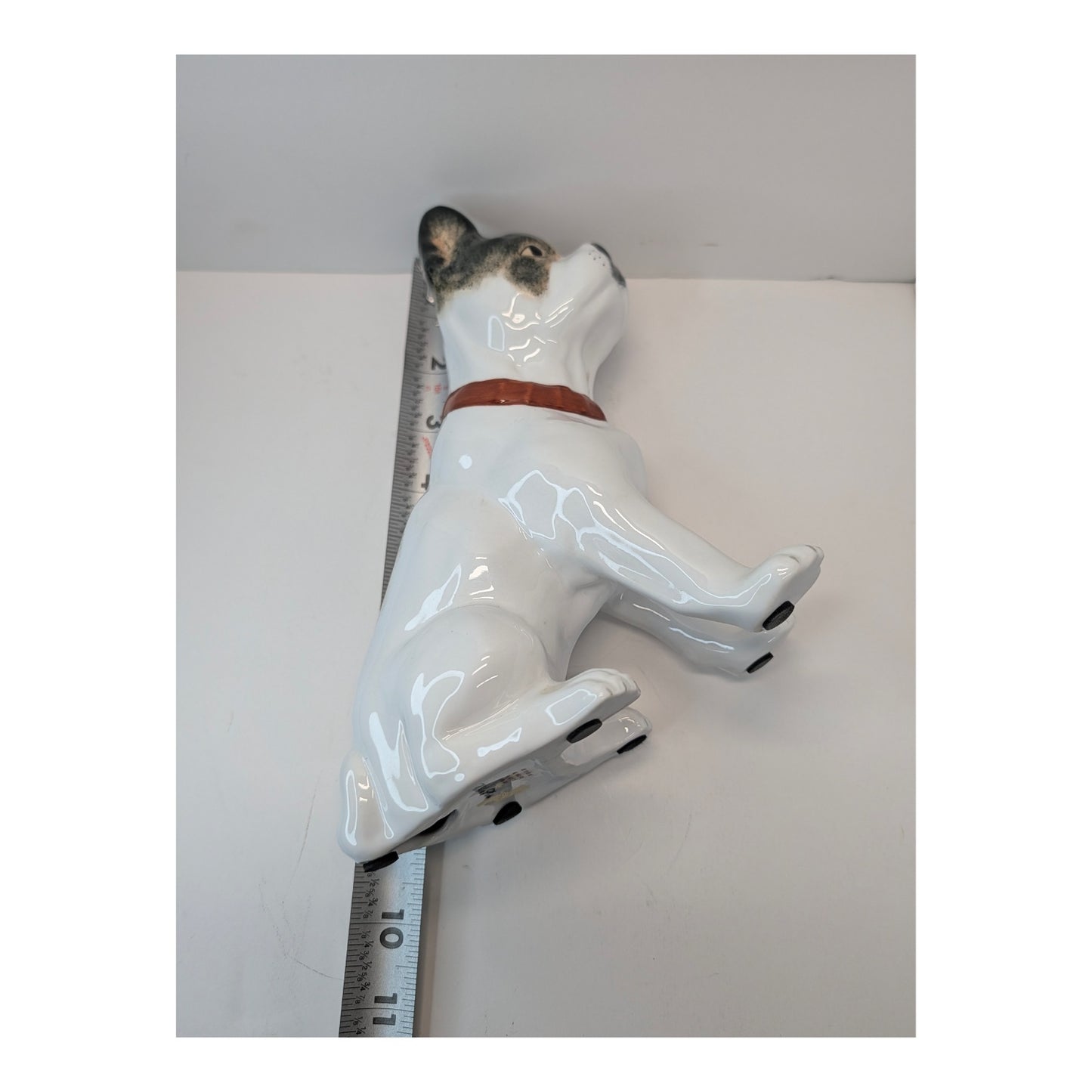 Vintage Chelsea House Ceramic French Bulldog Figurine 8.5" Mantle Dog Statue