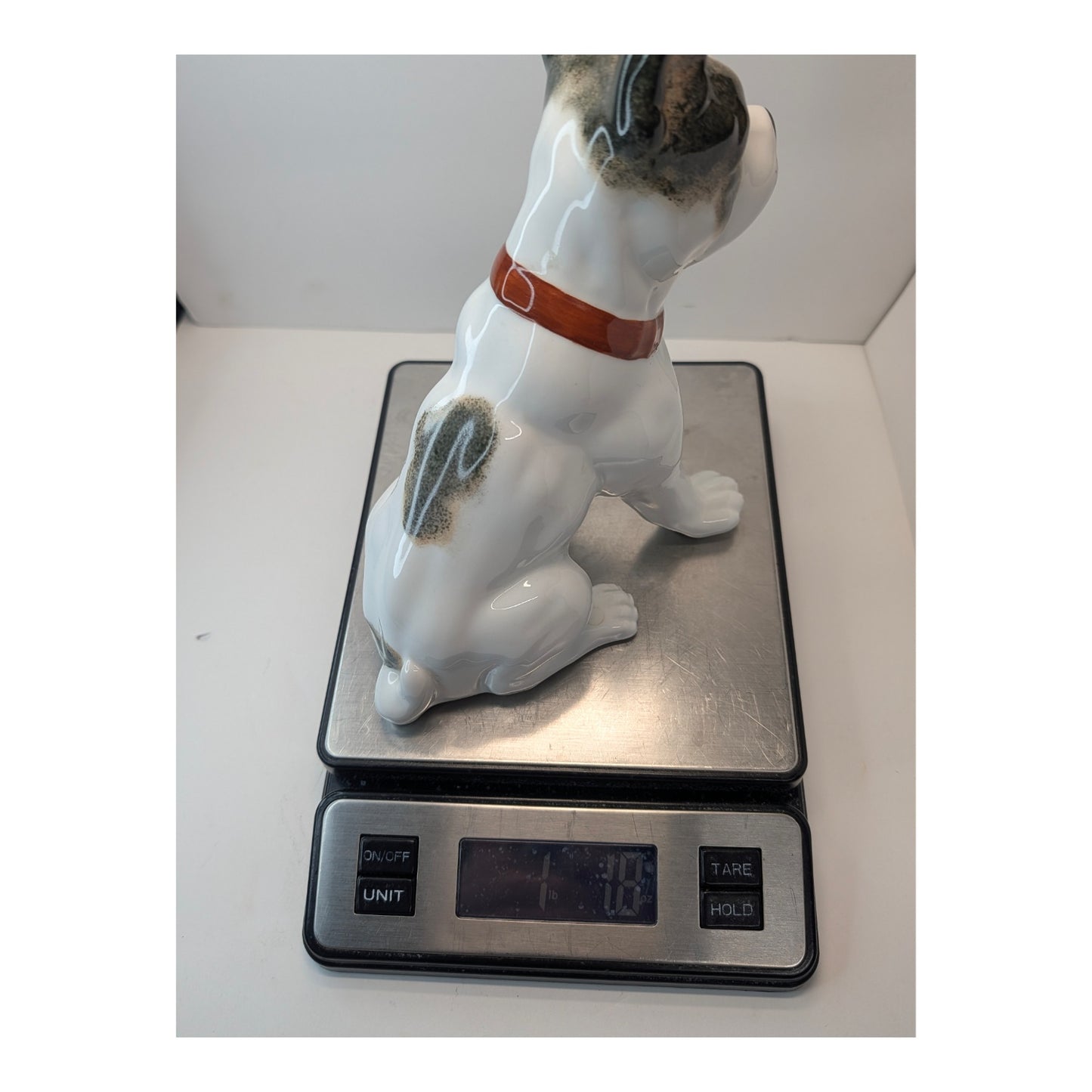 Vintage Chelsea House Ceramic French Bulldog Figurine 8.5" Mantle Dog Statue