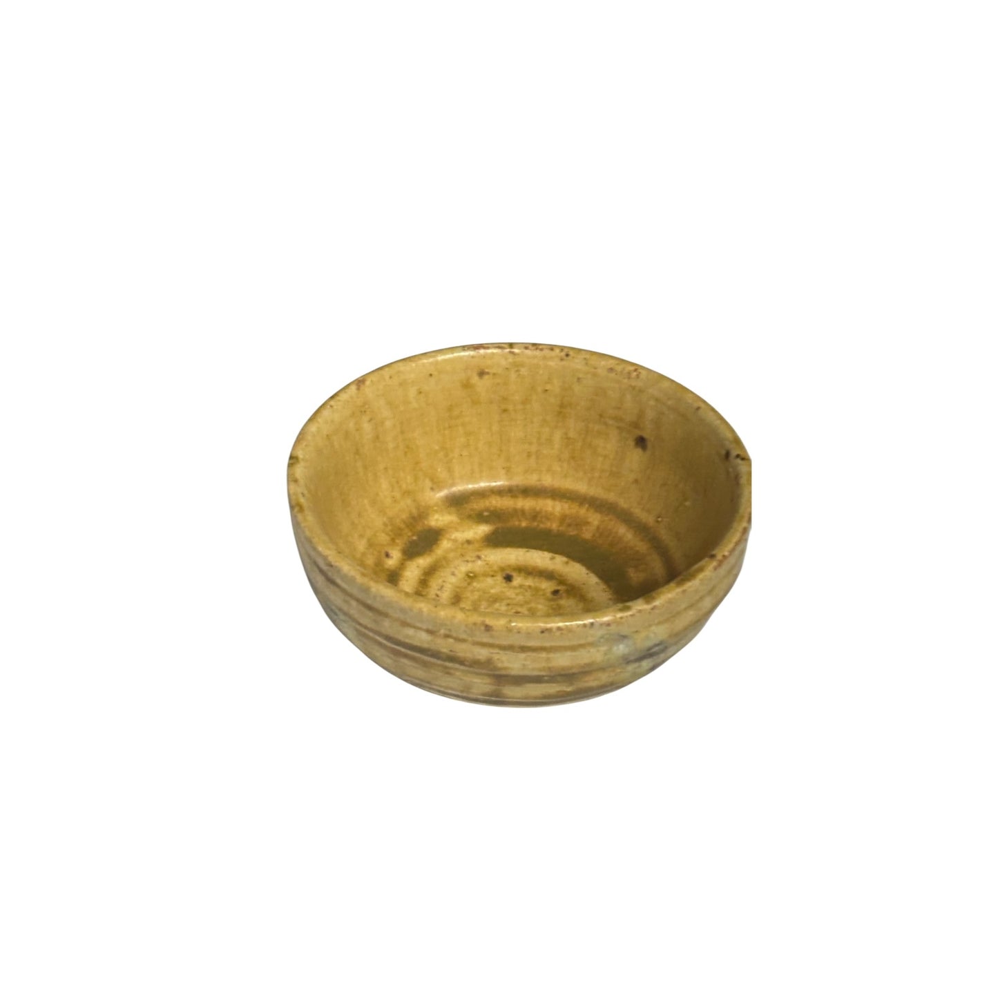 Signed Nick Solos Studio Pottery Bowl, Vintage Stoneware Wabi Sabi Vessel
