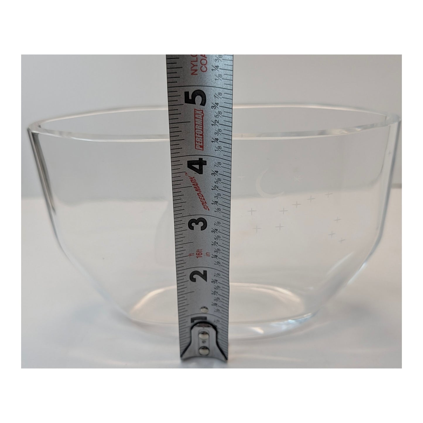 Kosta Boda Starlight Etched Crystal Bowl by Göran Wärff, Swedish Art Glass