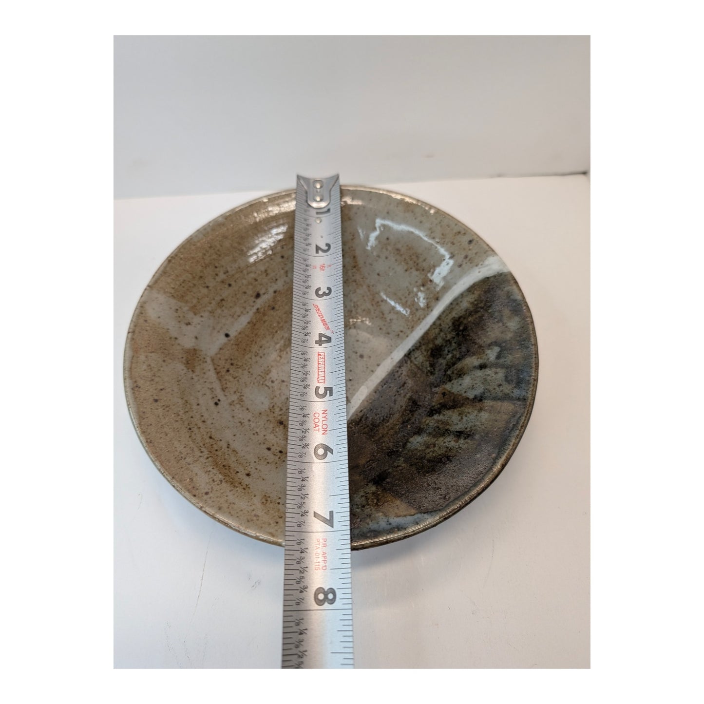 Vintage 1978 Studio Pottery Bowls Set of 3 Two-Tone Glaze Signed