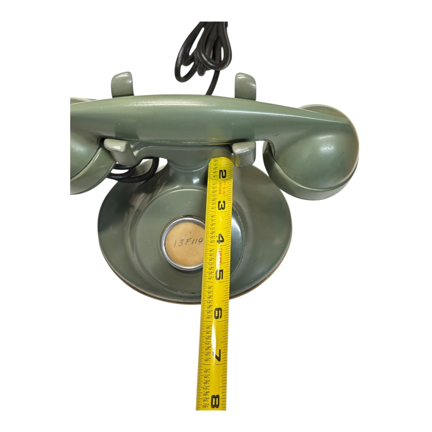 Vintage 1950s Western Electric Bakelite Non-Dial Telephone, Olive Green
