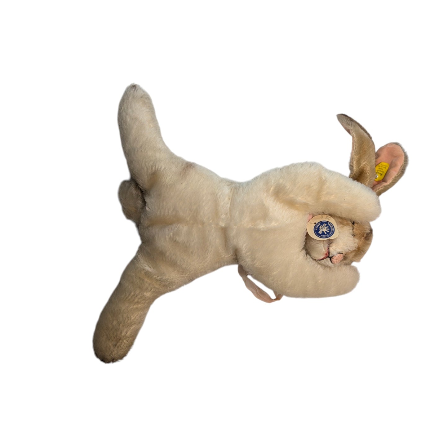 Vintage 1970s Steiff Floppy Hansi Rabbit 7328,00 w/ All Tags