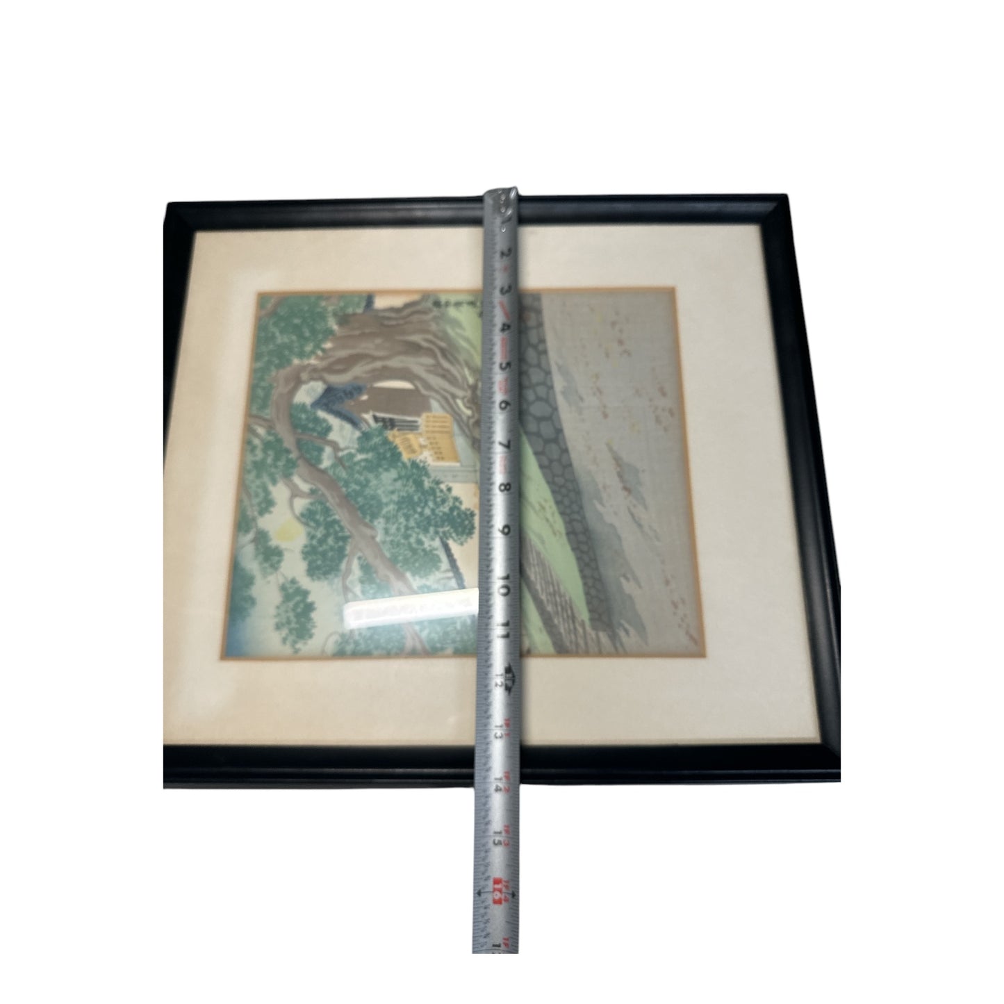 Tomikichiro Tokuriki Shoren-in Temple Japanese Woodblock Print, Mid-Century Art