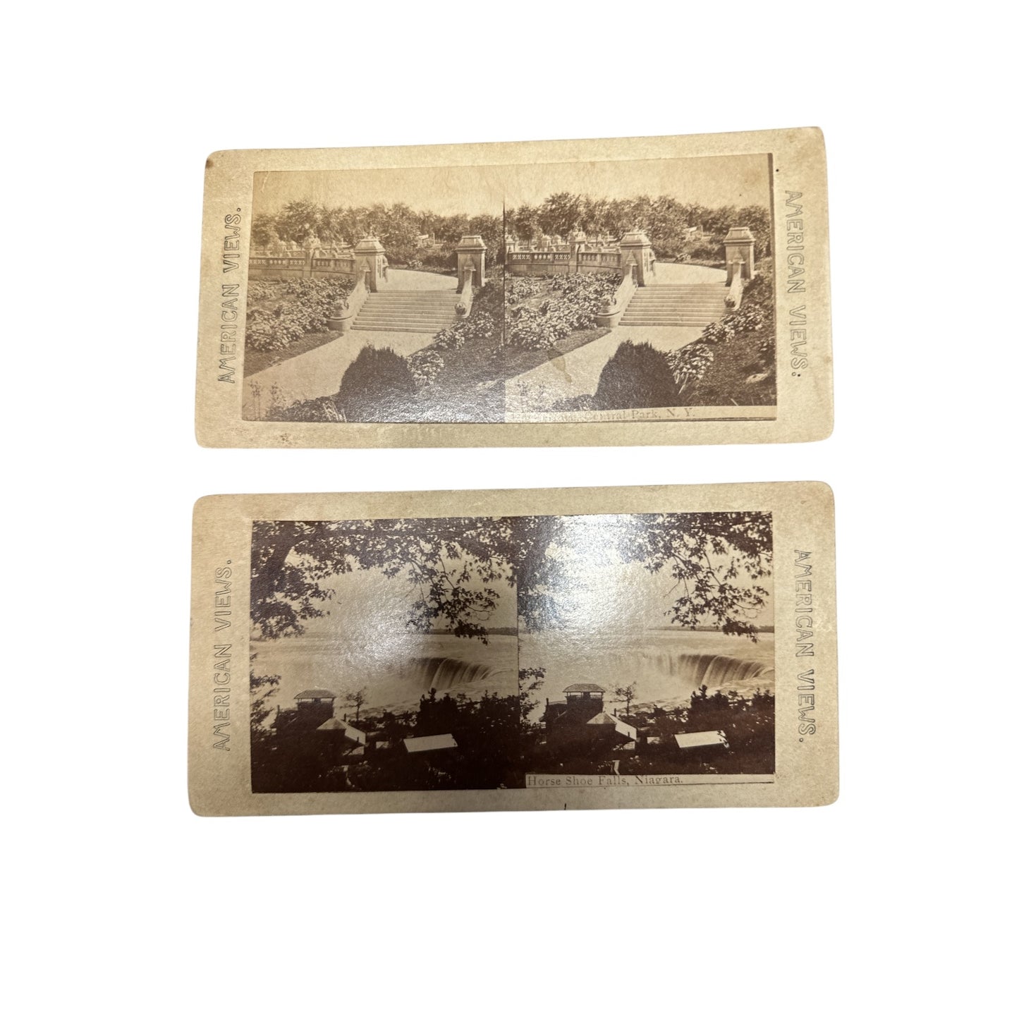 Antique Stereoscope Card Lot c. 1901 American Stereoscopic Co. Yellowstone