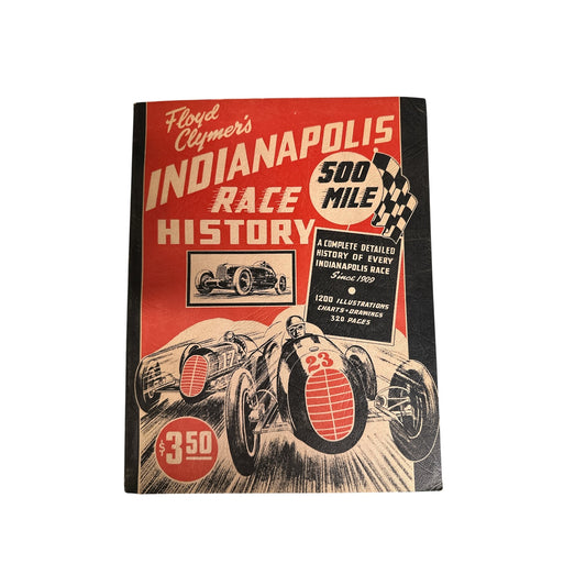 1946 Floyd Clymer Indianapolis 500 Race History Book | Vintage Auto Racing