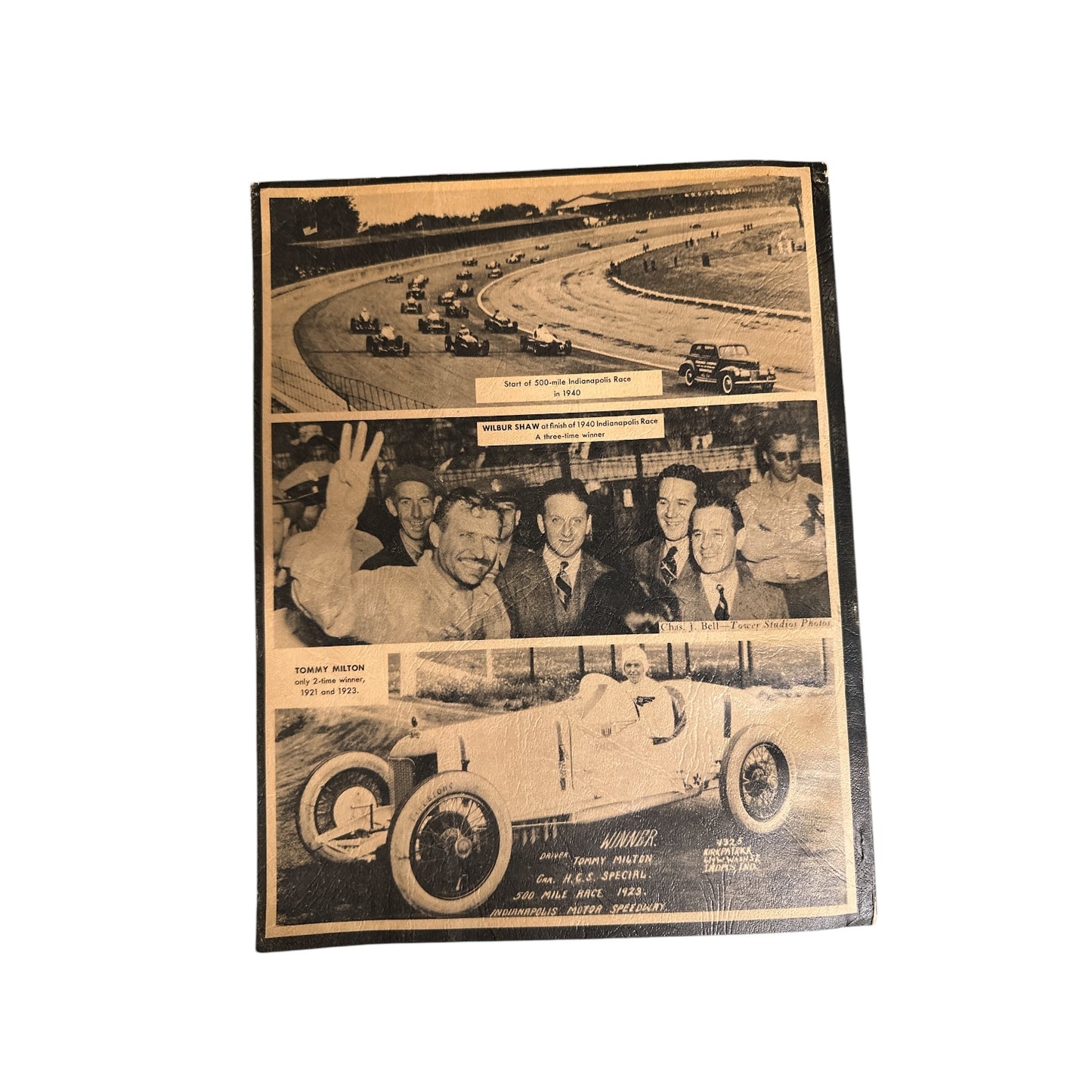 1946 Floyd Clymer Indianapolis 500 Race History Book | Vintage Auto Racing