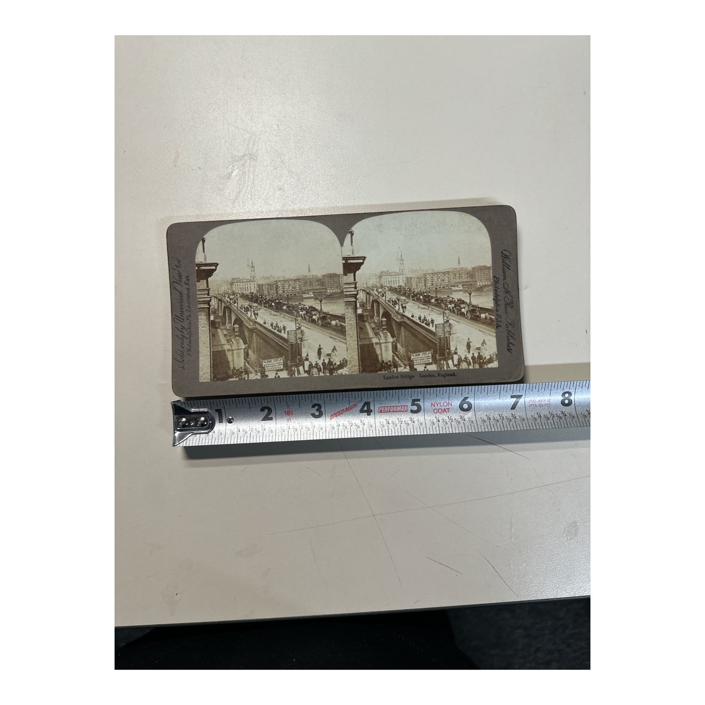 Lot of 6 Antique Stereoview Cards Wm. Rau Yosemite & London c. 1890