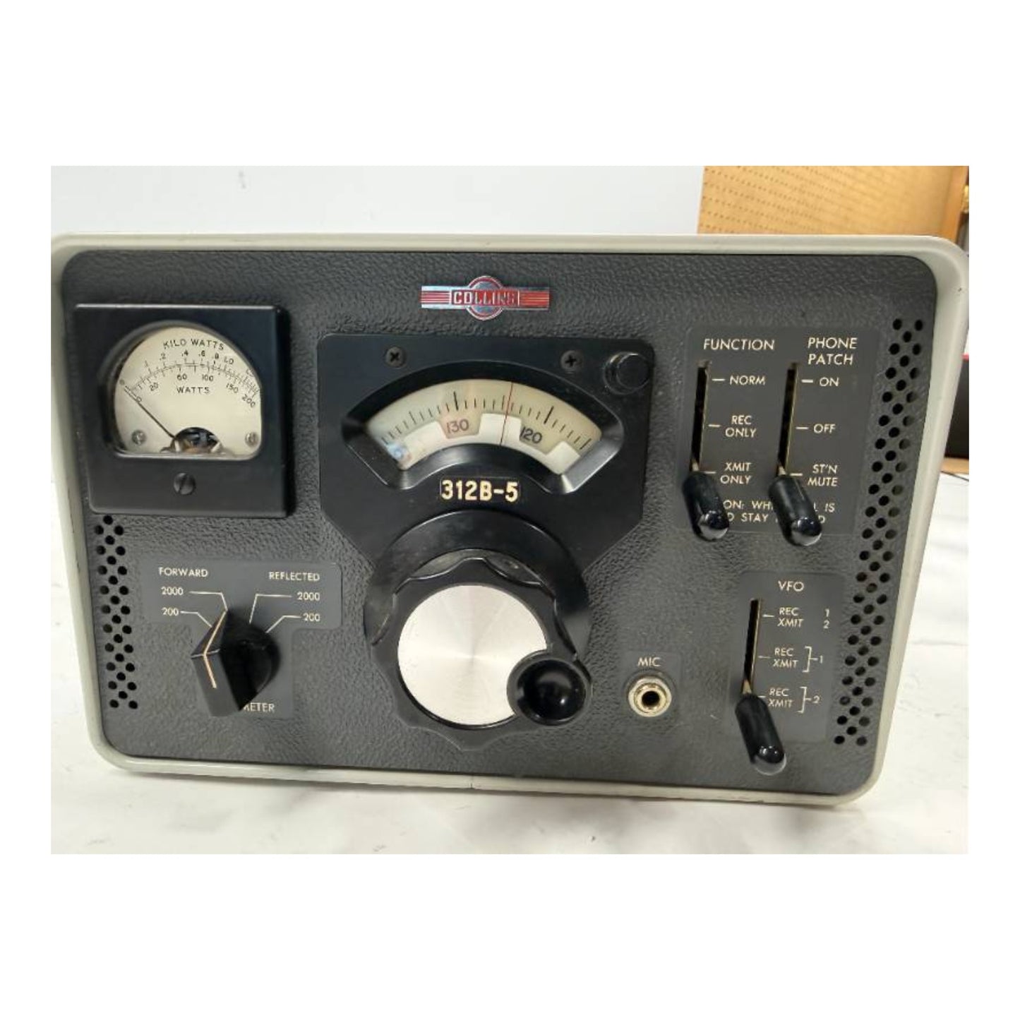 Vintage Collins 312B-5 S-Line Ham Radio Station Control Console