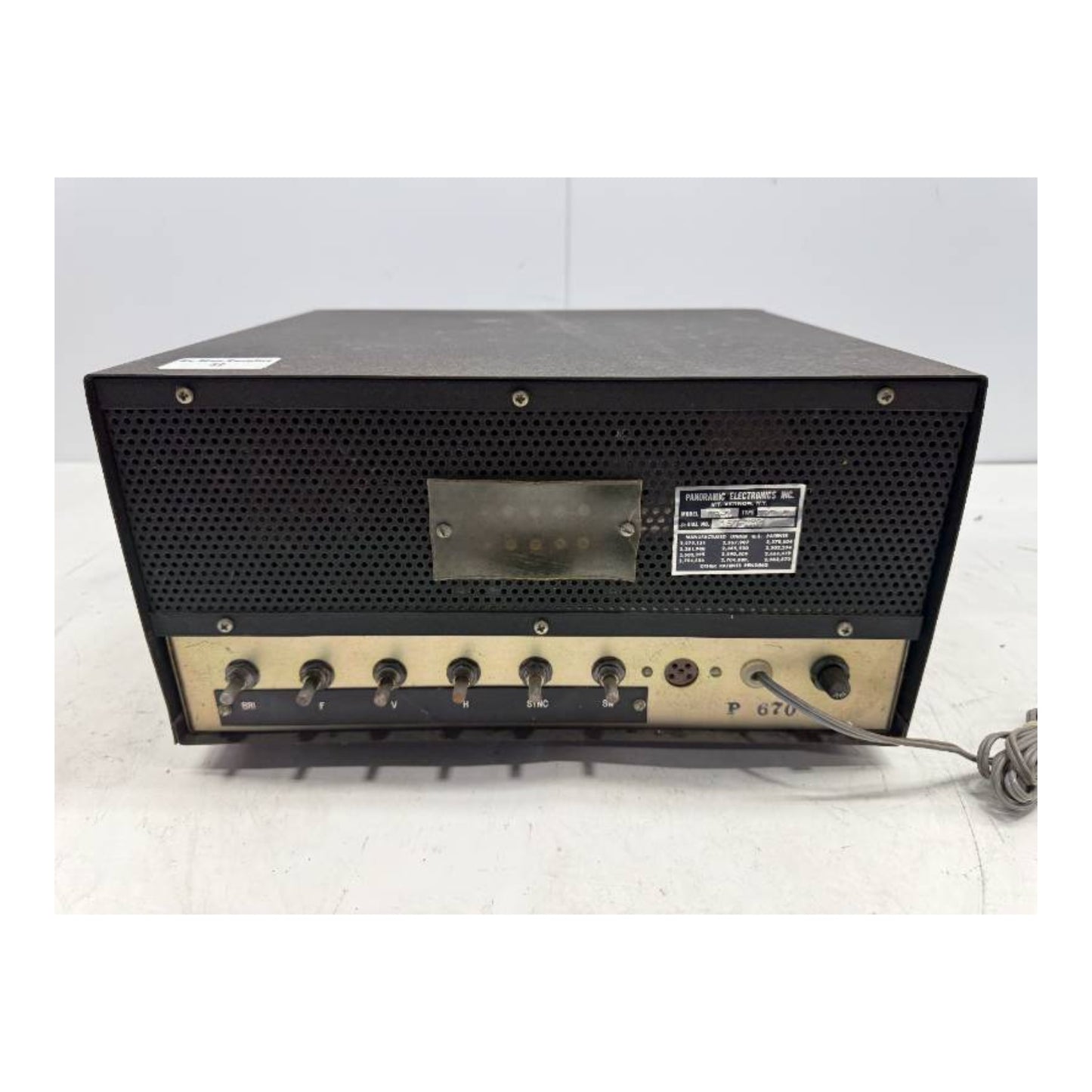 Vintage 1950s Panoramic Panadaptor PR-1 Spectrum Analyzer
