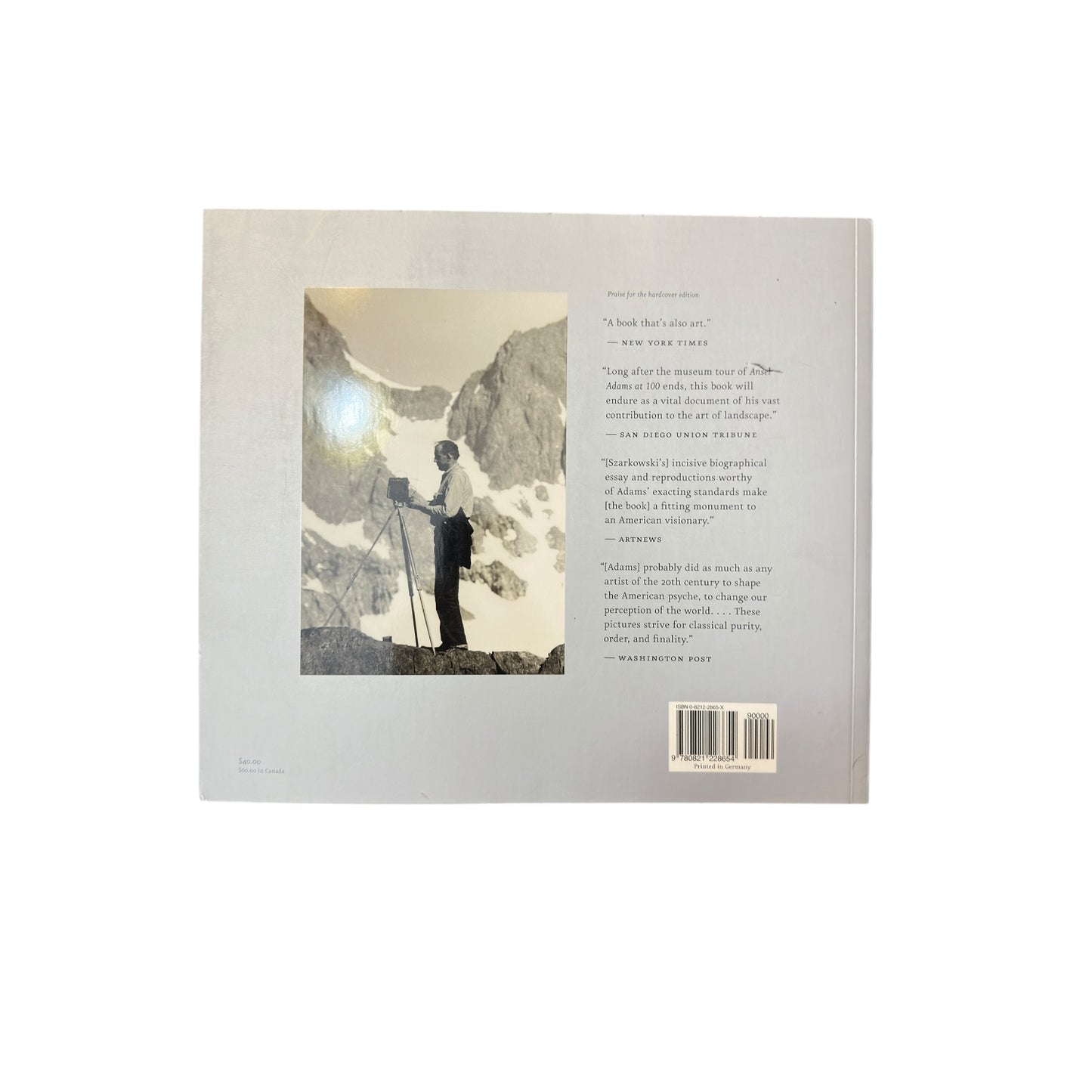 Ansel Adams at 100 First Edition Hardcover Photography Coffee Table Book