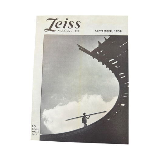 Vintage 1938 Zeiss Magazine, Sept Issue | Art Deco Photography Collector's Item
