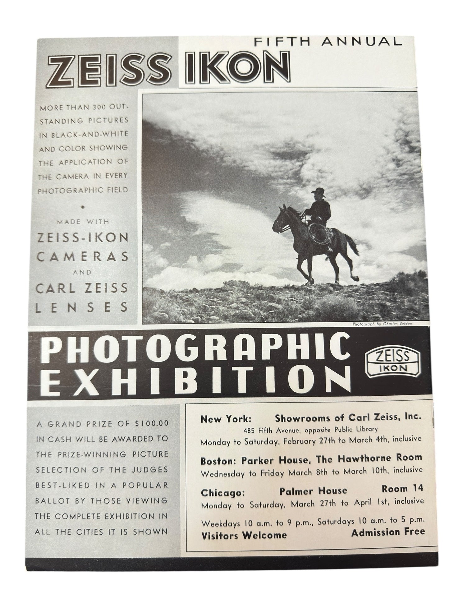 Vintage Zeiss Magazine February 1939 Pre-WWII Photography Ephemera