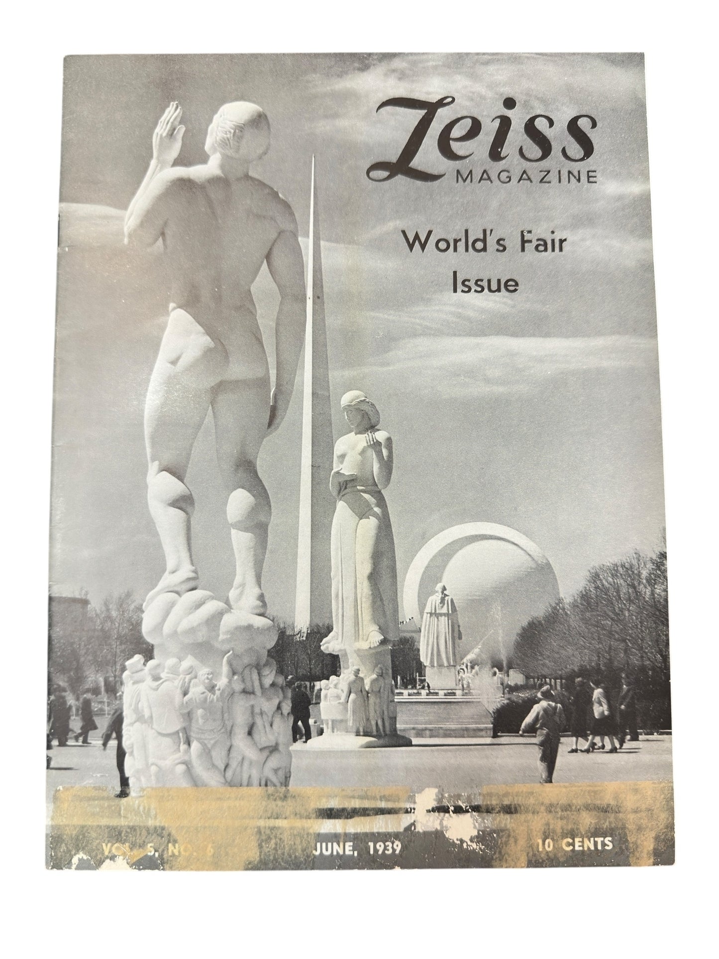 Vintage 1939 Zeiss Magazine World's Fair Issue Contax Camera Ad