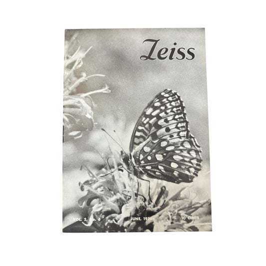 Vintage 1937 Zeiss Magazine Vol 2 No 6 ft. Contax II Camera Ad