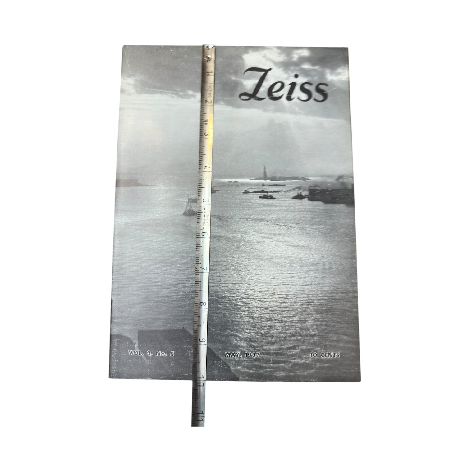 Vintage Zeiss Magazine May 1937 Contax Camera Ad Pre-War Photography Ephemera
