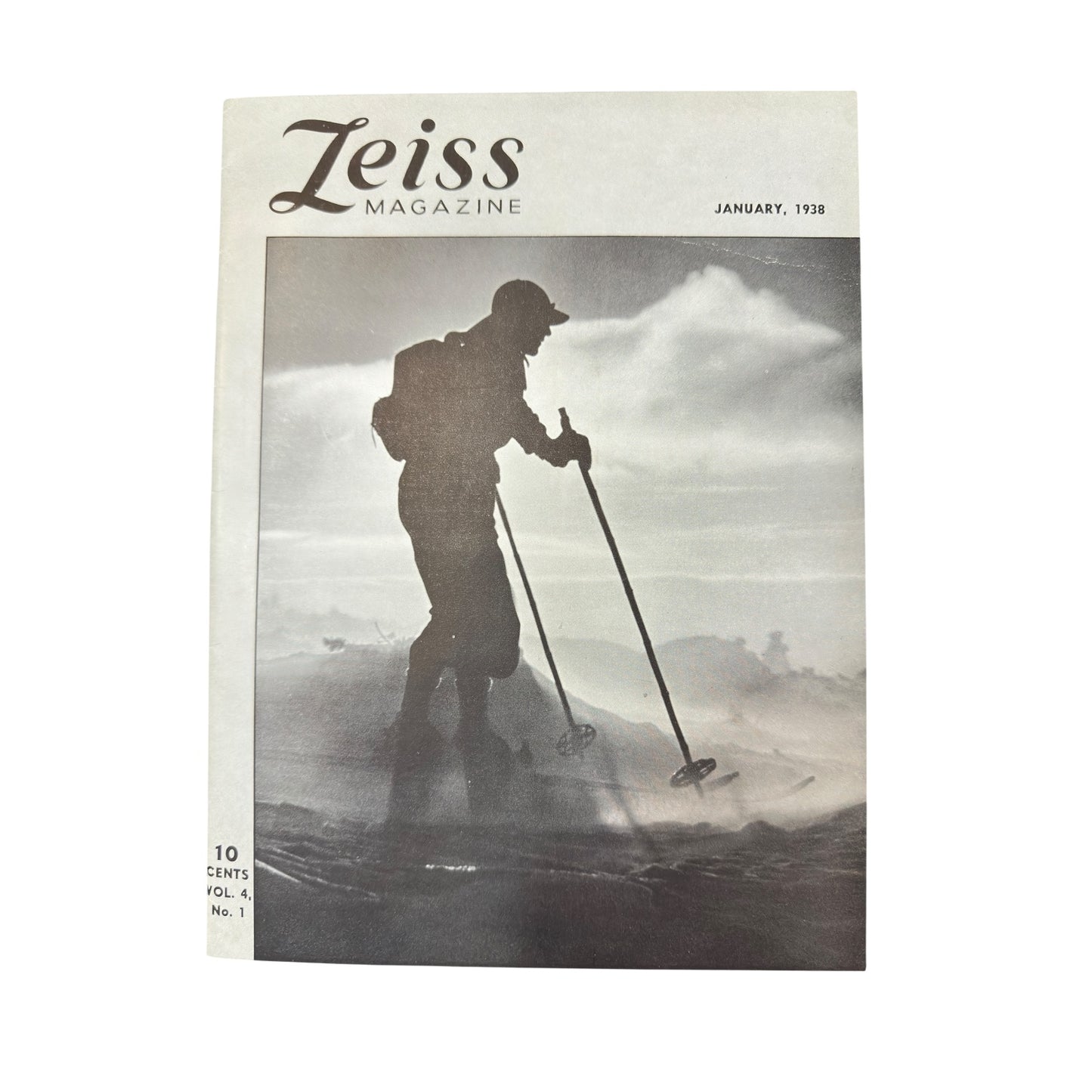 Vintage Zeiss Magazine January 1938 Vol 4 No 1 Skiing Cover Photography