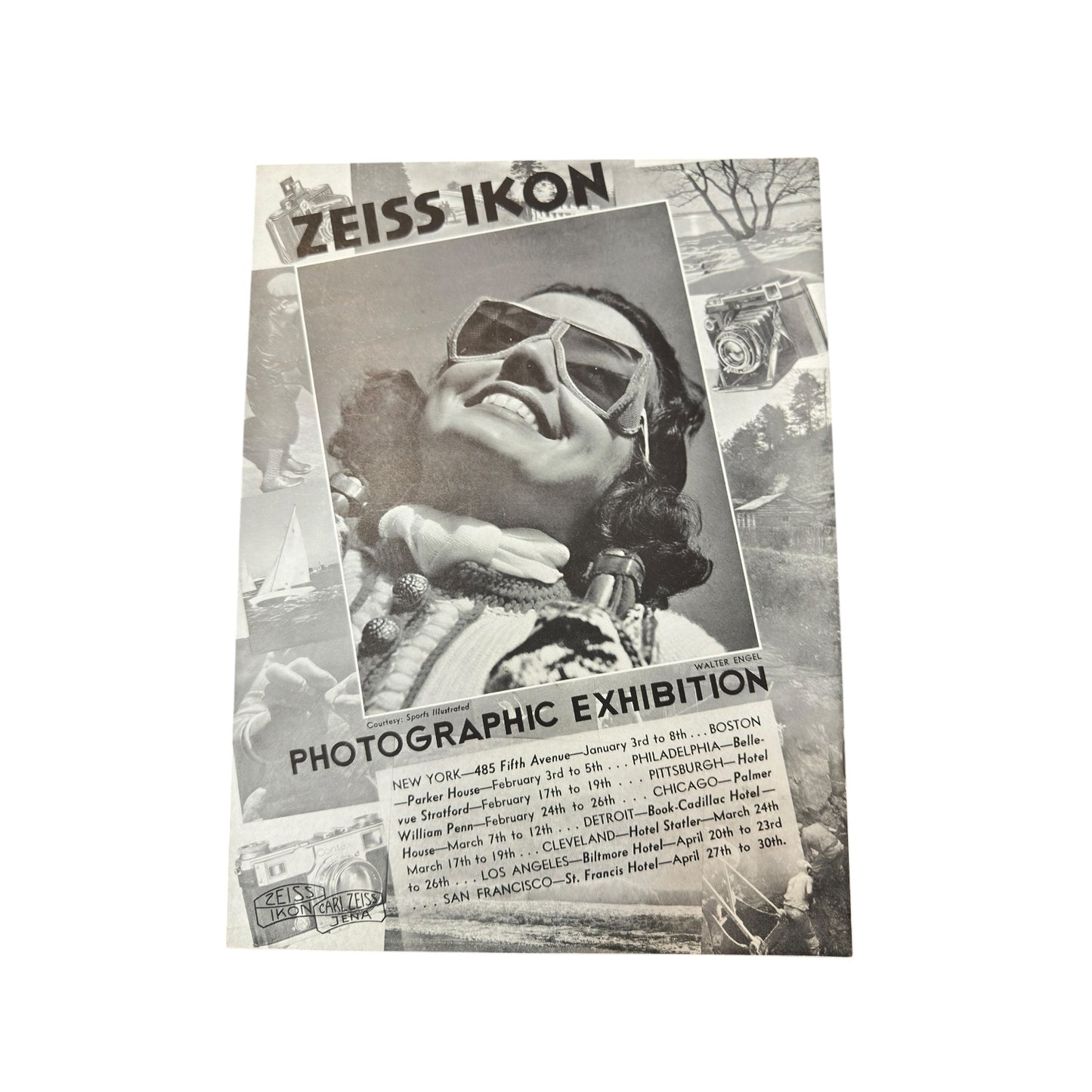 Vintage Zeiss Magazine January 1938 Vol 4 No 1 Skiing Cover Photography