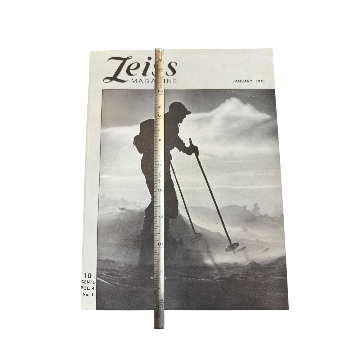 Vintage Zeiss Magazine January 1938 Vol 4 No 1 Skiing Cover Photography