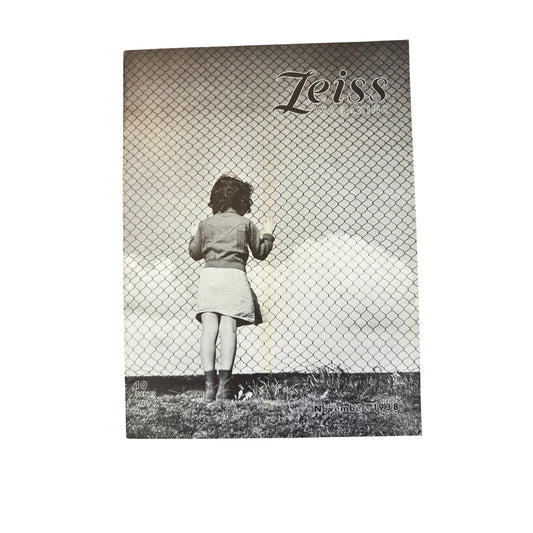 Vintage Zeiss Magazine Nov 1938 Pre-War German Photography Super Ikonta B Ad