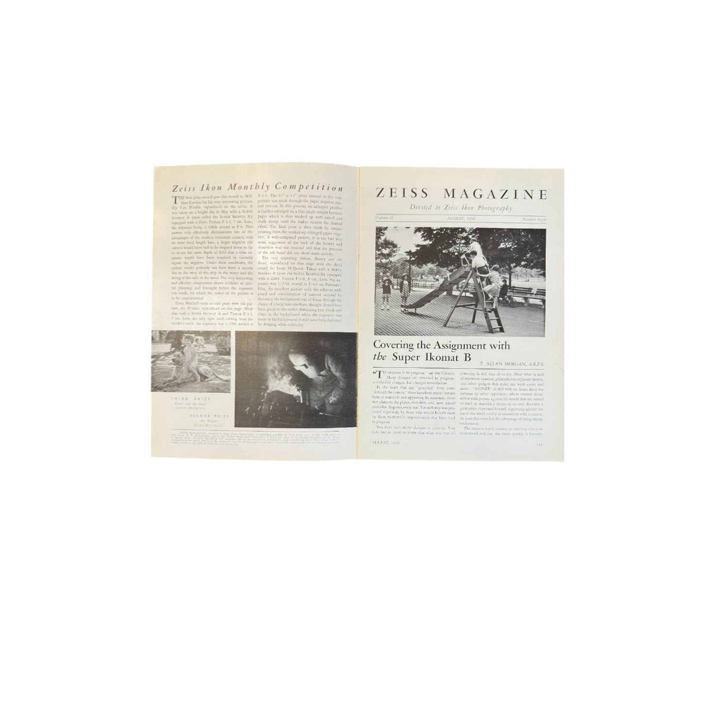 Vintage 1930s Zeiss Ikon Magazine | Contax Camera Advertising Ephemera