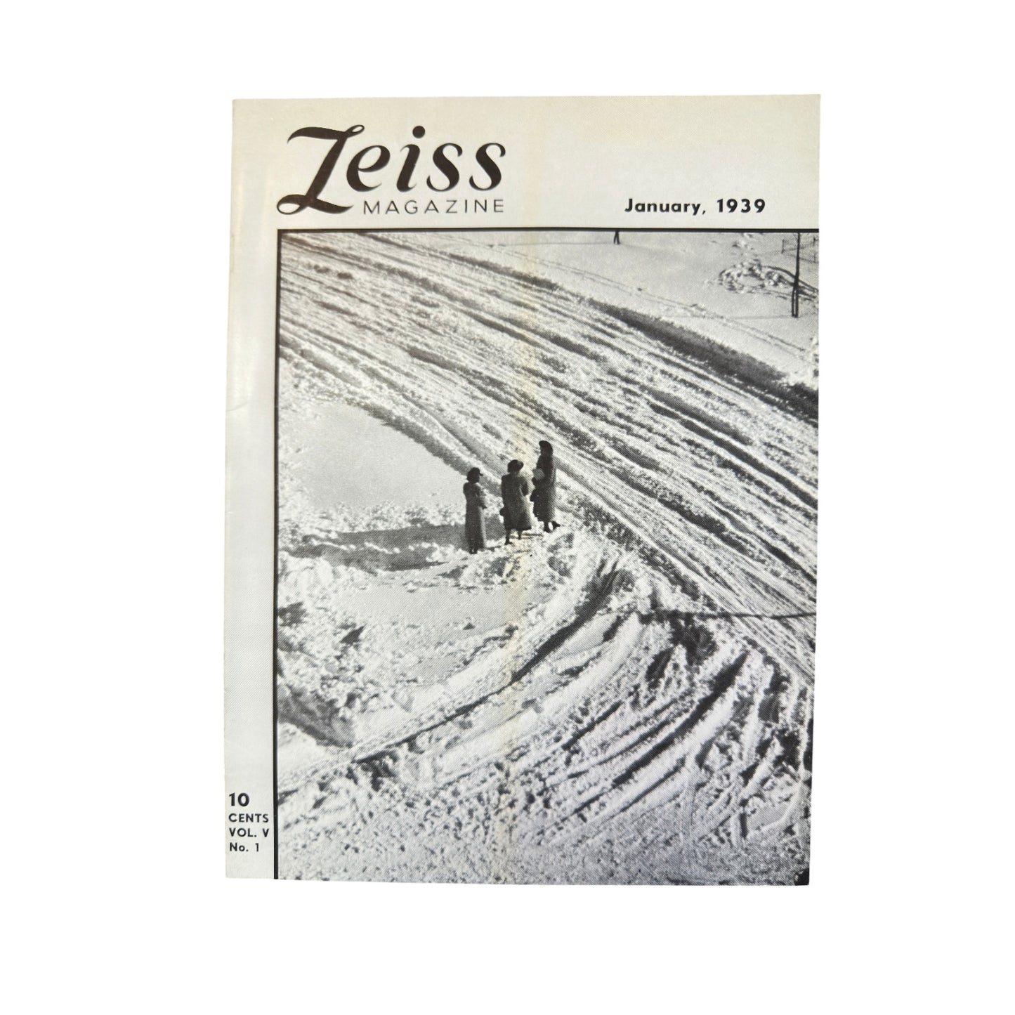 Vintage Zeiss Magazine Jan 1939 Pre-War Photography Ikoflex Camera Ad
