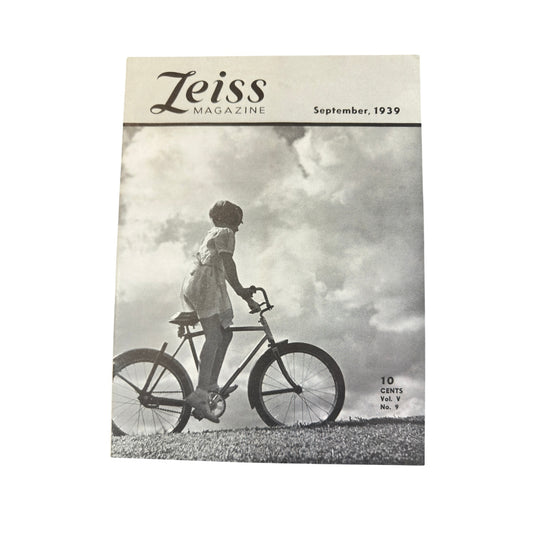 Vintage Zeiss Magazine Sept 1939 WWII Era Ikoflex III Camera Ad
