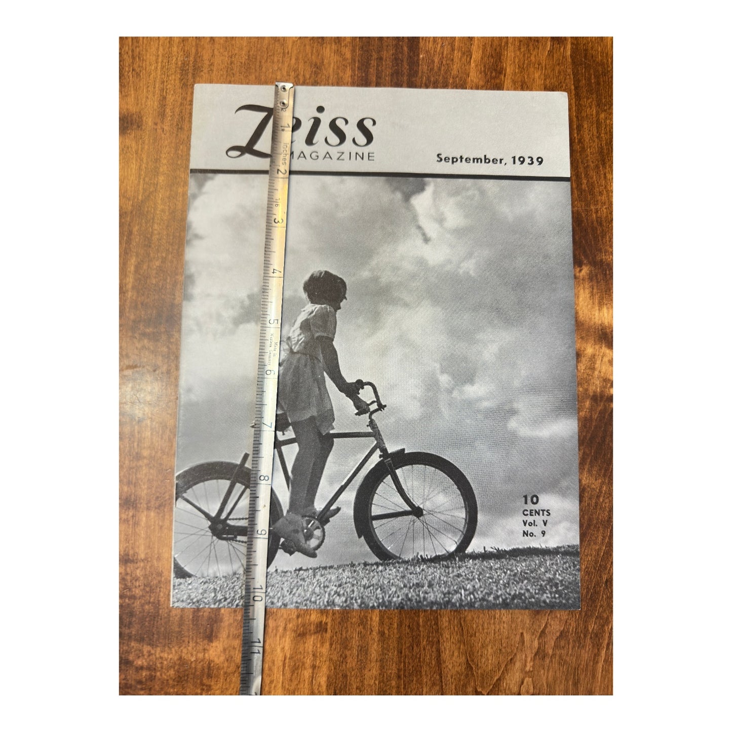 Vintage Zeiss Magazine Sept 1939 WWII Era Ikoflex III Camera Ad